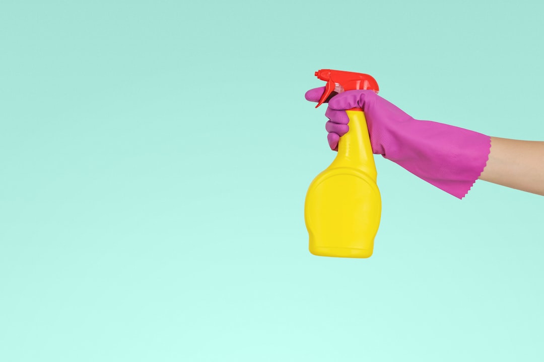 Deep cleaning with professional cleaning products